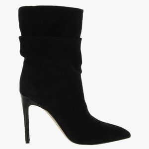 Nine West Black Suede Slouch Boots